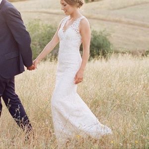 Watters Georgia ivory wedding dress, size 2